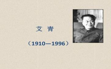 艾青诗选的心得体会5篇