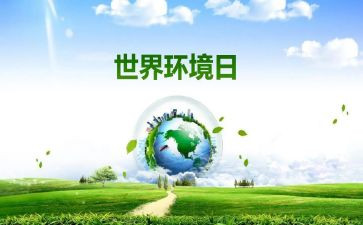 环境日宣传活动总结8篇
