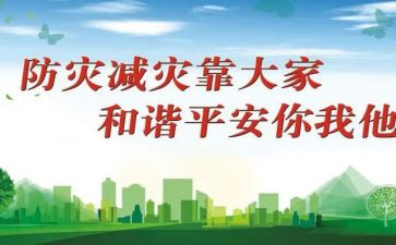 防灾减灾开展活动总结7篇