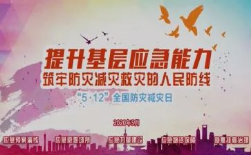 防灾减灾主题活动方案模板7篇