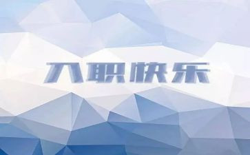 2024新入职工作总结6篇