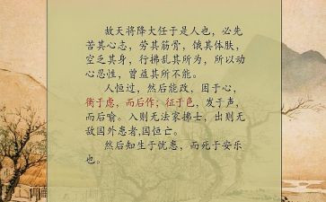 文言文工作总结6篇