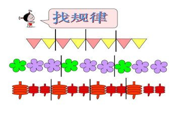 找规律中班数学教案6篇
