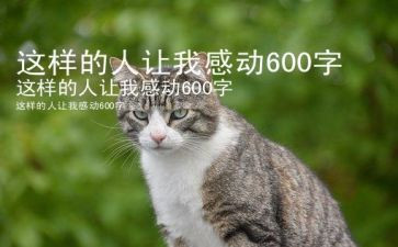 这样的人让我感到作文7篇